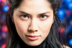 Asiatisches Model Blick nach vorne