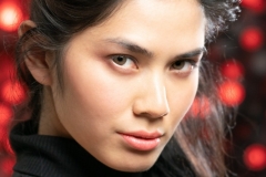 Asiatisches Model als Nahaufnahme